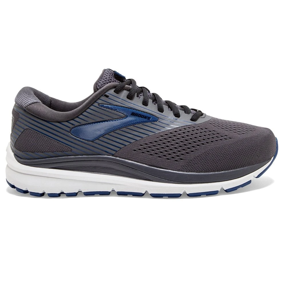 BROOKS Addiction 14 Mens Running Shoes Blackened Pearl/Blue/Black 1 BROOKS Addiction 14 Mens Running Shoes Blackened Pearl/Blue/Black