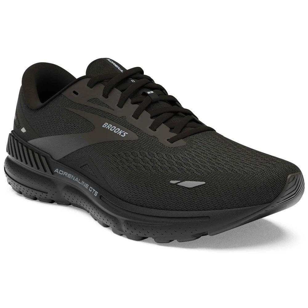 BROOKS Adrenaline GTS 23 Extra Wide 4E Mens Running Shoes Black/Black/Ebony 1 BROOKS Adrenaline GTS 23 Extra Wide 4E Mens Running Shoes Black/Black/Ebony
