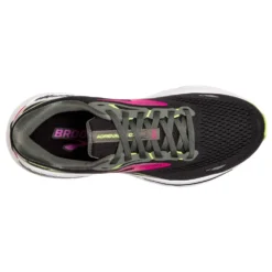 BROOKS Adrenaline GTS 23 Wide D Womens Running Shoes Black/Gunmetal/Sharp Green -Altra Store adrenaline gts 23 wide d womens running shoes black gunmetal sharp green p8176 32358 image