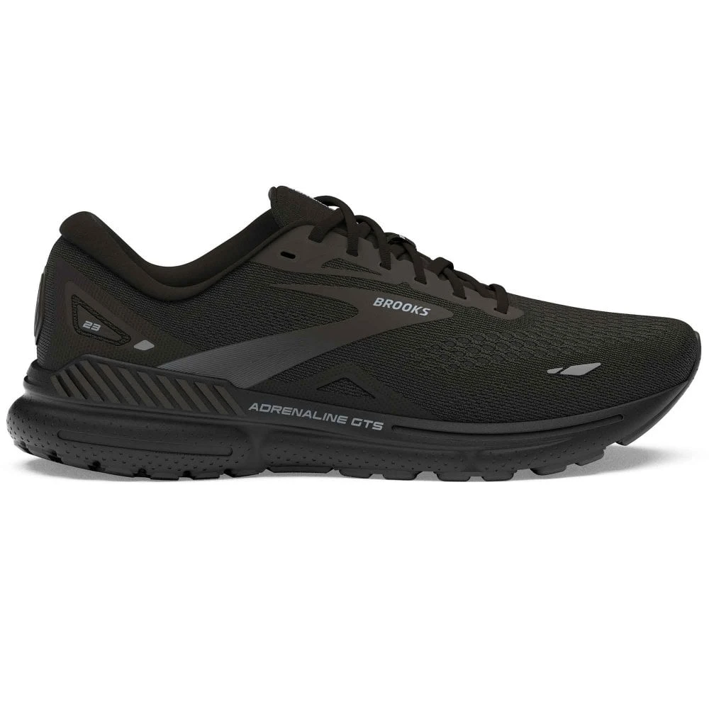 BROOKS Adrenaline GTS 23 Womens Running Shoes Black/Black/Ebony 2 BROOKS Adrenaline GTS 23 Womens Running Shoes Black/Black/Ebony - Image 2