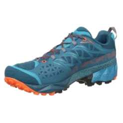 La Sportiva Akyra Mens Trail Running Shoes Ocean/Flame -Altra Store akyra mens trail running shoes ocean flame p5885 23124 image