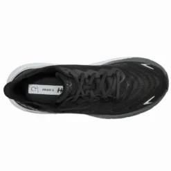 Hoka Arahi 6 Wide 2E Mens Running Shoes Black/White -Altra Store arahi 6 wide 2e mens support road running shoes black white p7623 30102 image