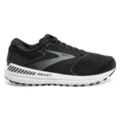 BROOKS Beast 20 Extra Wide 4E Mens Running Shoes Black/Ebony/Grey
