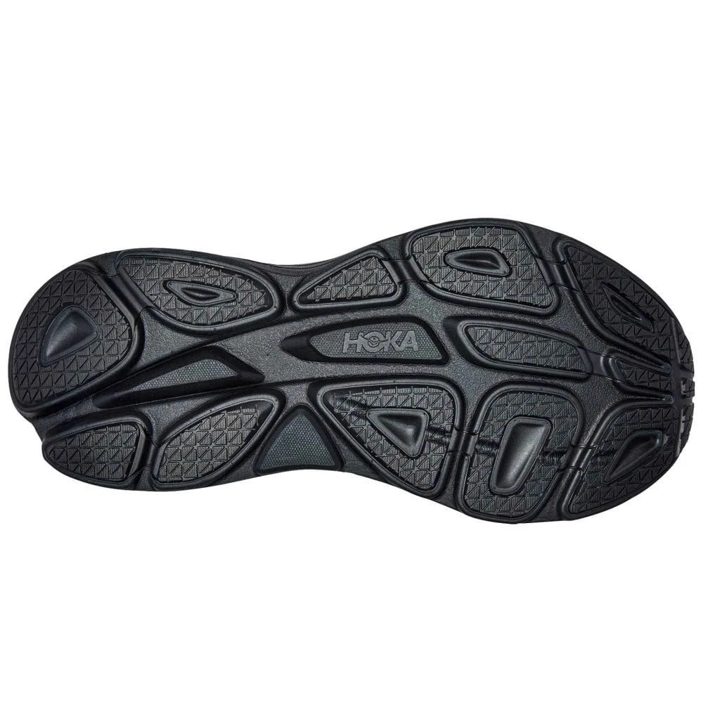 Hoka Bondi 8 Extra Wide 4E Mens Running Shoes Black/Black 4 Hoka Bondi 8 Extra Wide 4E Mens Running Shoes Black/Black - Image 4