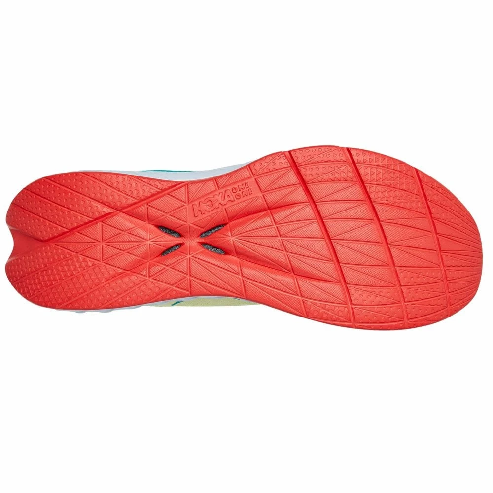 Hoka Carbon X 2 Womens Running Shoes Luminary Green/Hot Coral 3 Hoka Carbon X 2 Womens Running Shoes Luminary Green/Hot Coral - Image 3