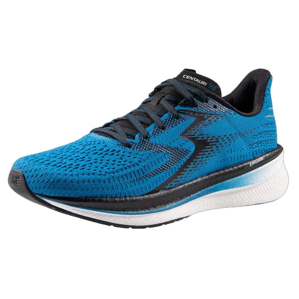 Centauri Wide 2E Mens Running Shoes Mykonos Blue/Black 2 Centauri Wide 2E Mens Running Shoes Mykonos Blue/Black - Image 2