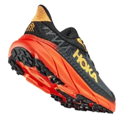 Hoka Challenger 7 Mens Trail Running Shoes Castlerock/Flame -Altra Store challenger 7 mens trail running shoes castlerock flame p8283 32930 image