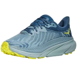 Hoka Challenger 7 Wide 2E Mens Trail Running Shoes Stone Blue/Evening Primrose -Altra Store challenger 7 wide 2e mens trail running shoes stone blue evening primrose p8182 32384 image