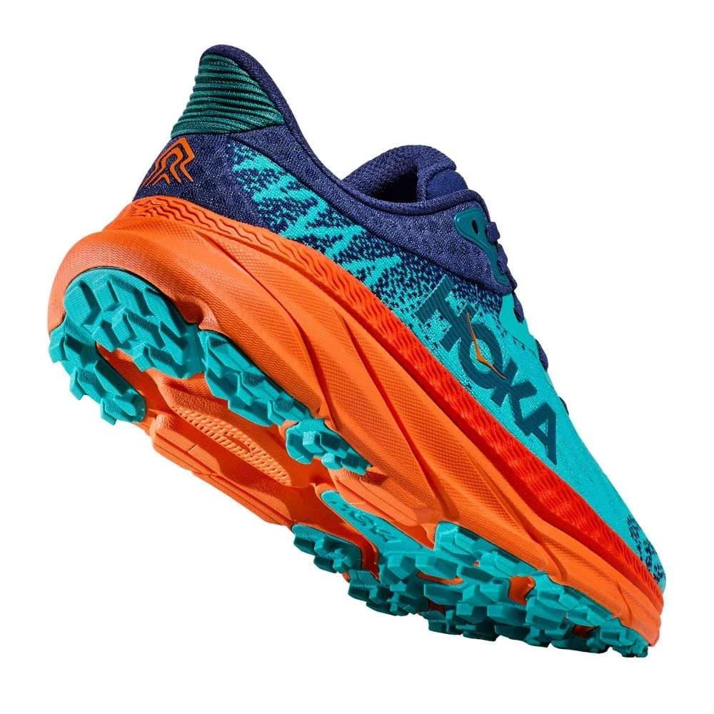 Hoka Challenger 7 Womens Trail Running Shoes Ceramic/Vibrant Orange 2 Hoka Challenger 7 Womens Trail Running Shoes Ceramic/Vibrant Orange - Image 2