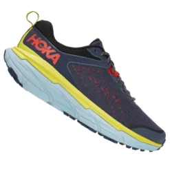 Hoka Challenger ATR 6 Wide 2E Mens Trail Running Shoes Ombre Blue/Green Sheen