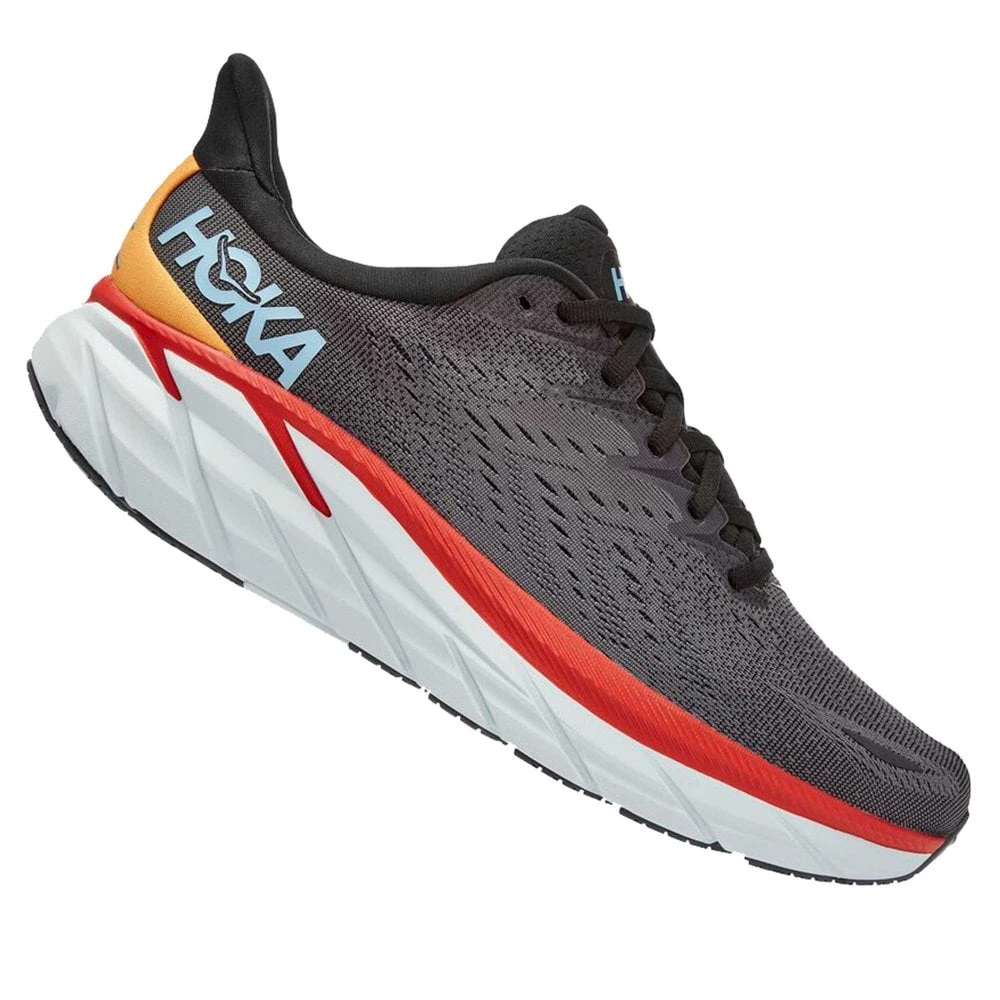 Hoka Clifton 8 Mens Road Running Shoes Anthracite/Castlerock 1 Hoka Clifton 8 Mens Road Running Shoes Anthracite/Castlerock