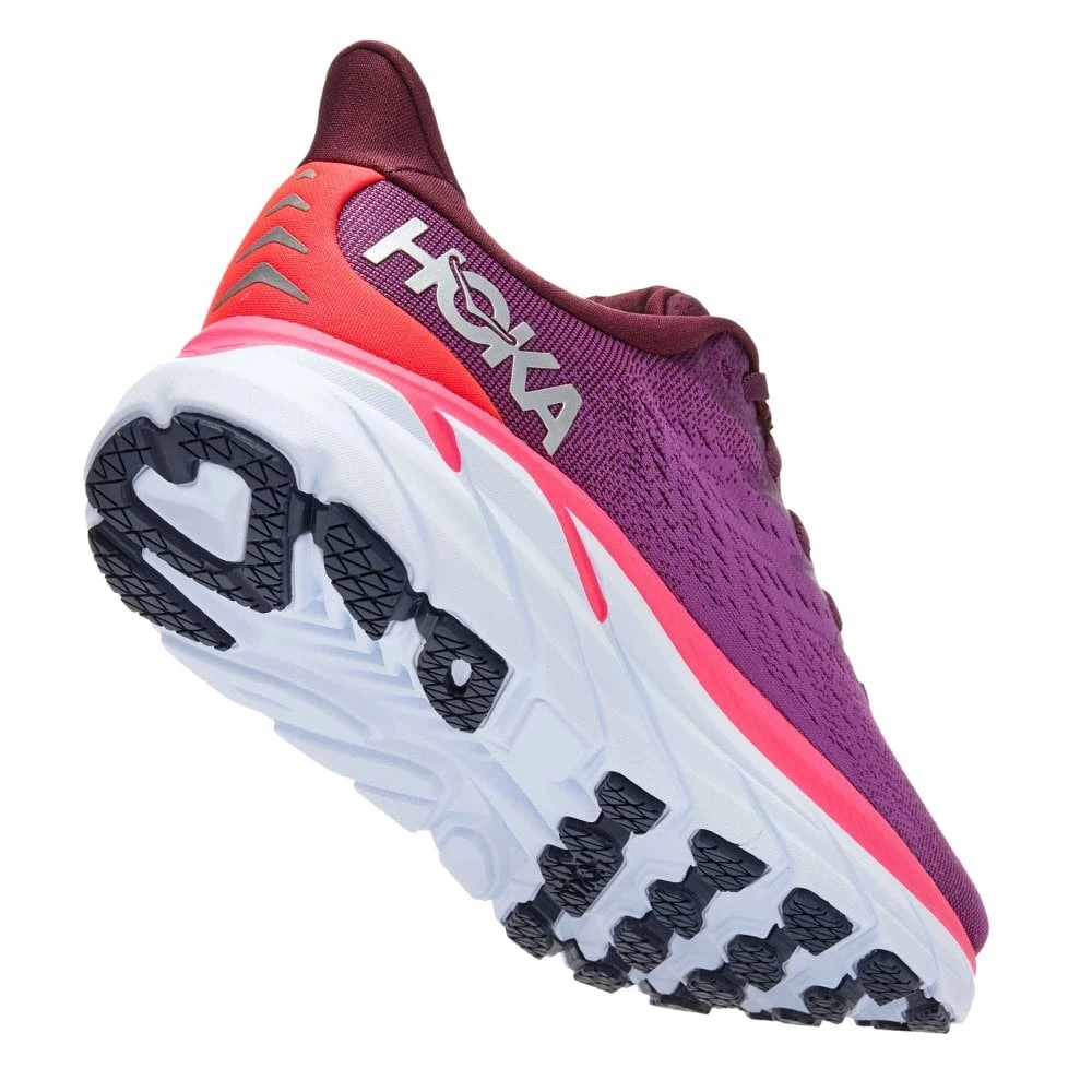 Hoka Clifton 8 Womens Running Shoes Grape Wine/Beauty Berry 2 Hoka Clifton 8 Womens Running Shoes Grape Wine/Beauty Berry - Image 2