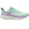 Hoka Clifton 9 Wide Womens Running Shoes Sunlit Ocean/Lilac Mist