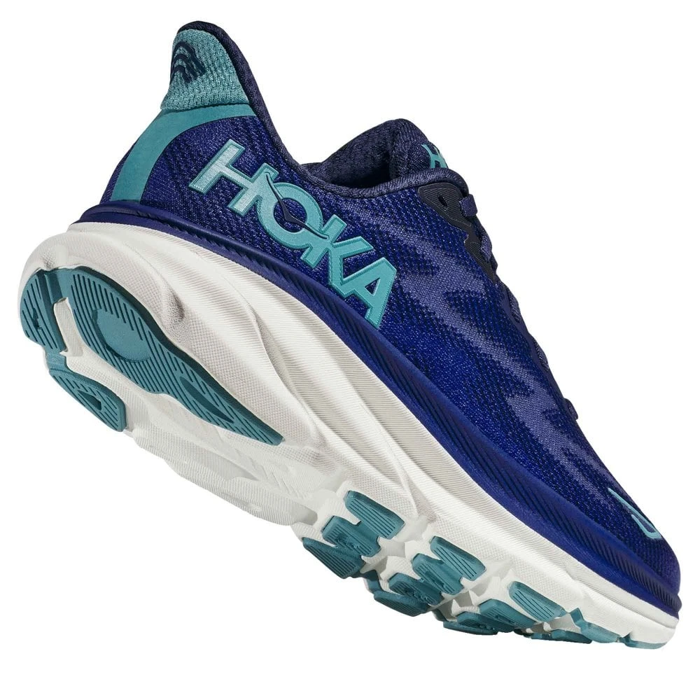Hoka Clifton 9 Womens Running Shoes Bellwether Blue/Evening Sky 2 Hoka Clifton 9 Womens Running Shoes Bellwether Blue/Evening Sky - Image 2