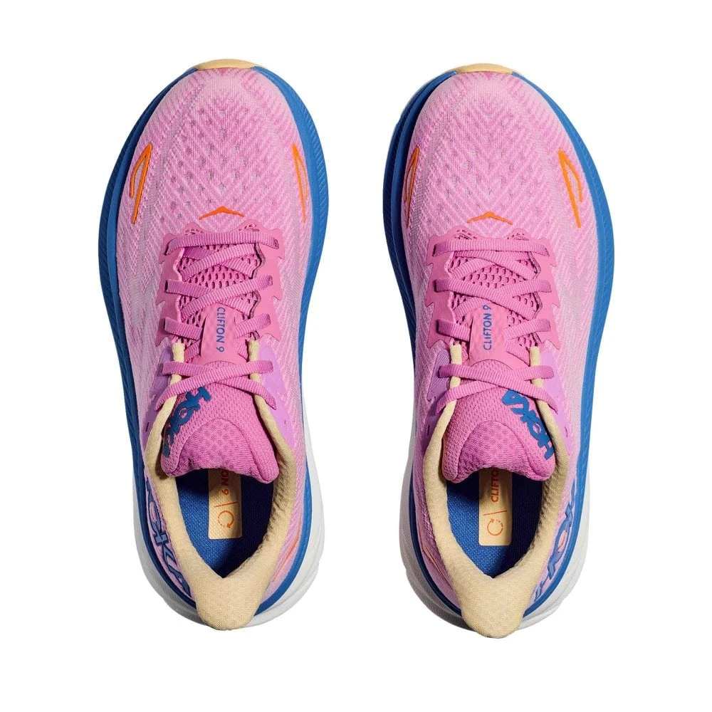 Hoka Clifton 9 Womens Running Shoes Cyclamen/Sweet Lilac 3 Hoka Clifton 9 Womens Running Shoes Cyclamen/Sweet Lilac - Image 3