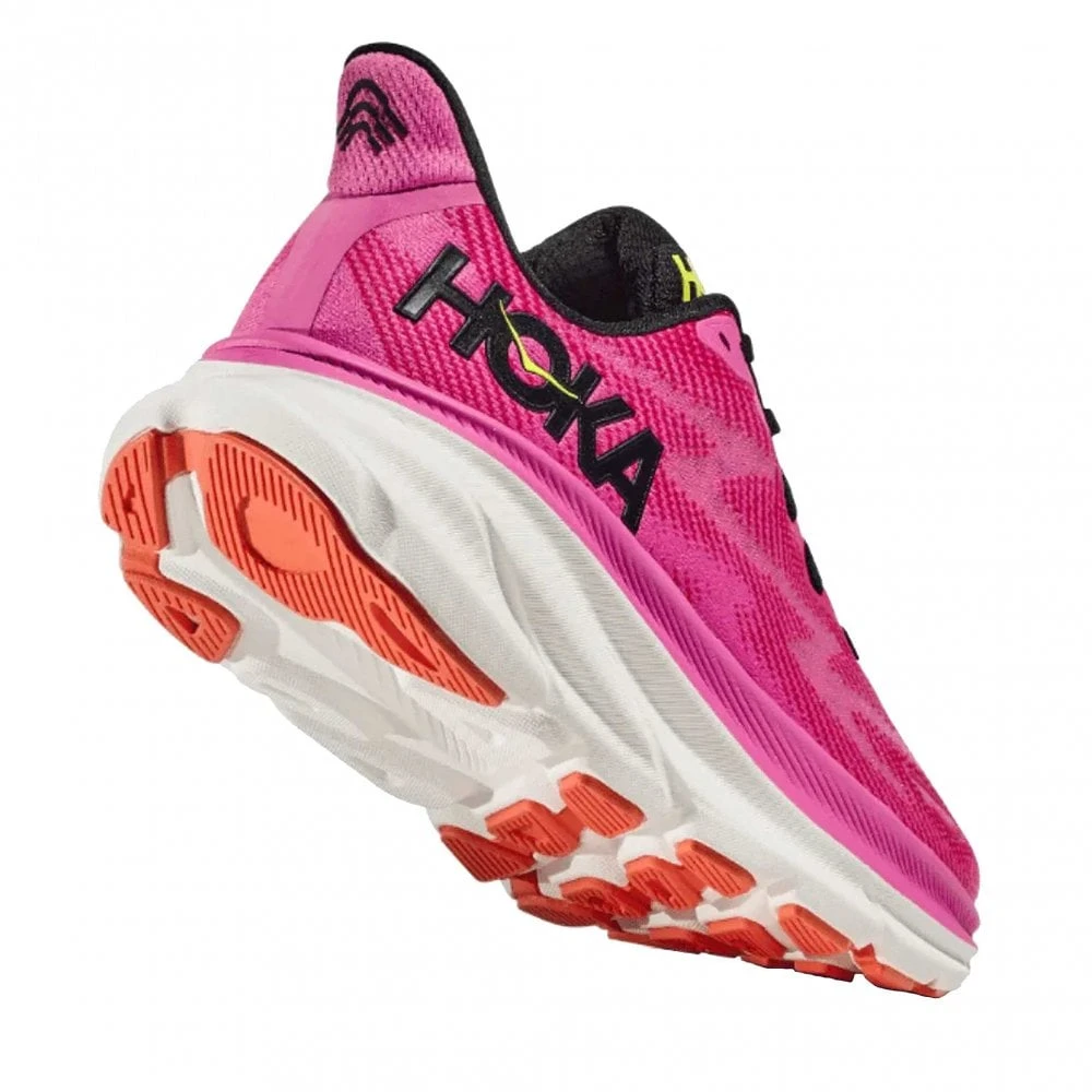 Hoka Clifton 9 Womens Running Shoes Raspberry/Strawberry 2 Hoka Clifton 9 Womens Running Shoes Raspberry/Strawberry - Image 2