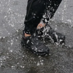 On Cloudflyer Waterproof Womens Road Running Shoes With Support Black & Lunar -Altra Store cloudflyer waterproof womens road running shoes with support black lunar p4716 15338 image