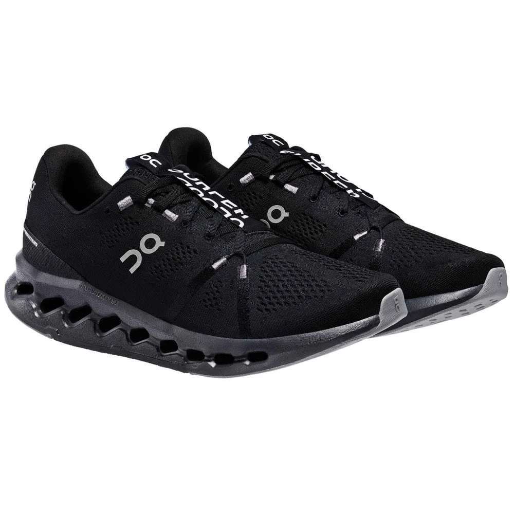 On Cloudsurfer Womens Running Shoes All Black 1 On Cloudsurfer Womens Running Shoes All Black