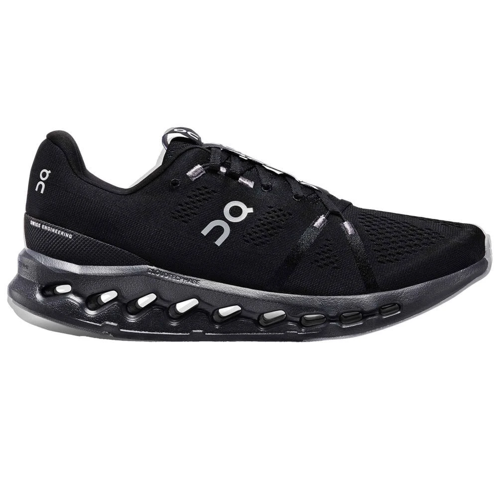 On Cloudsurfer Womens Running Shoes All Black 4 On Cloudsurfer Womens Running Shoes All Black - Image 4