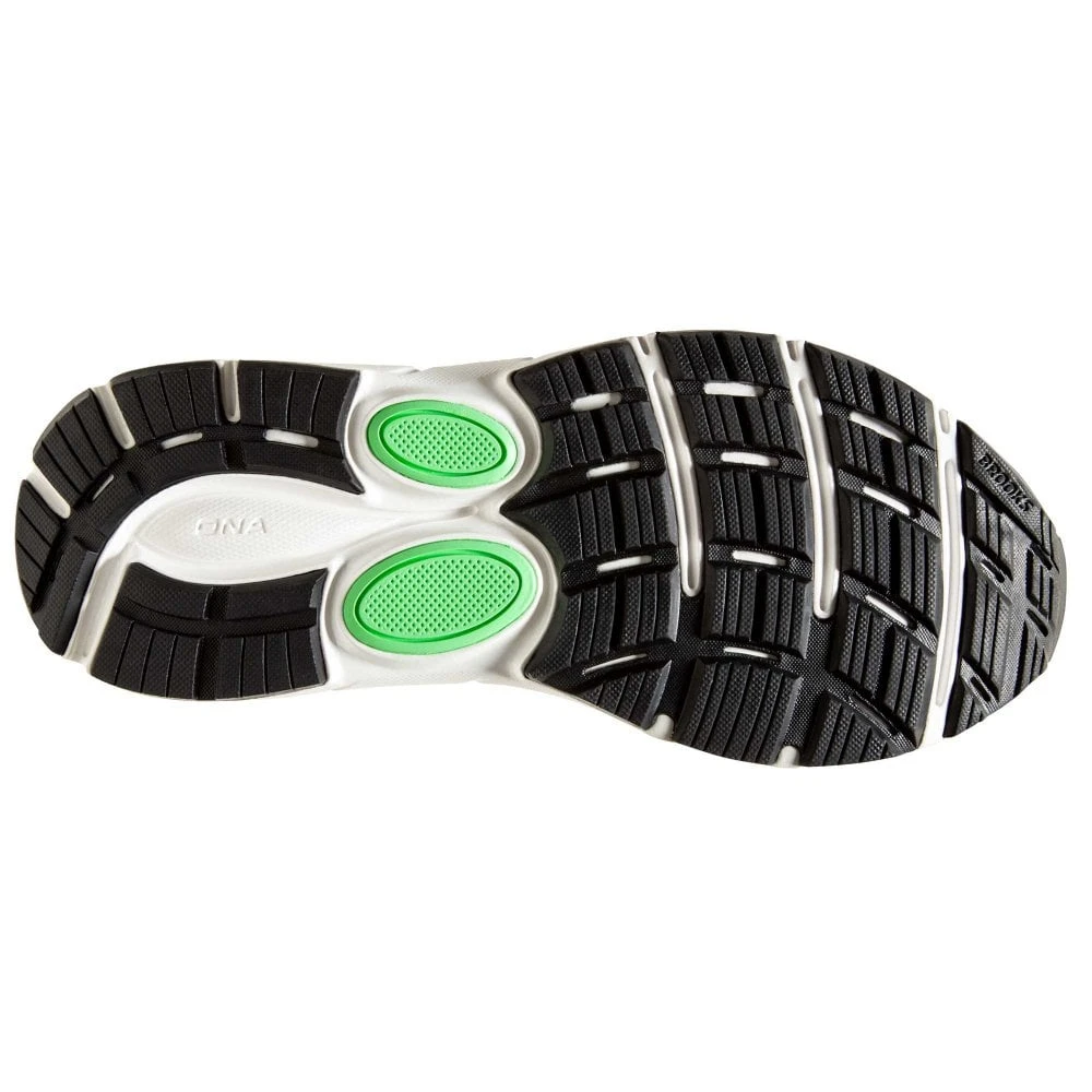 BROOKS Dyad 11 Extra Wide 2E Womens Running Shoes Black/Ebony/Green 3 BROOKS Dyad 11 Extra Wide 2E Womens Running Shoes Black/Ebony/Green - Image 3