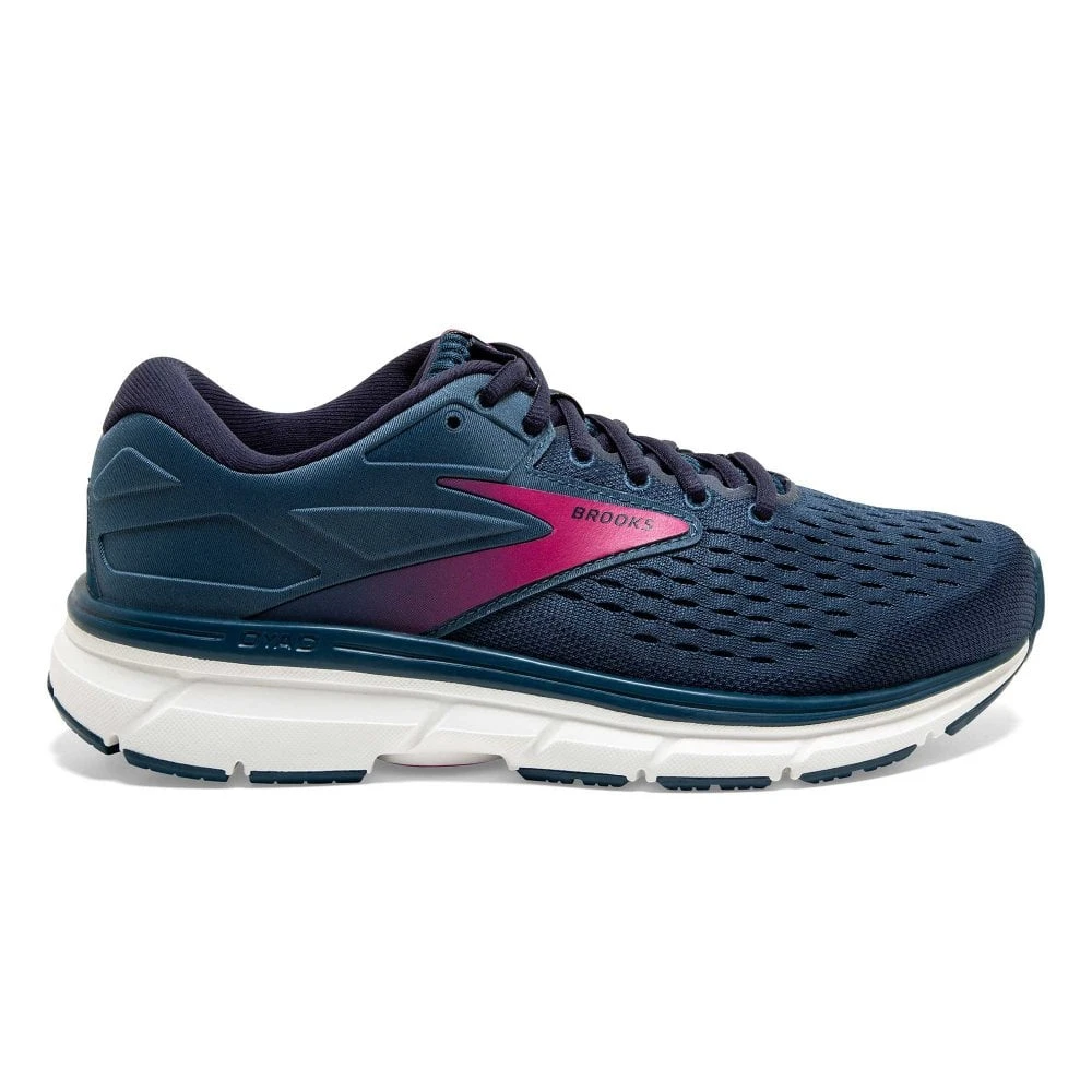 BROOKS Dyad 11 Womens Running Shoes Blue/Navy/Beetroot 1 BROOKS Dyad 11 Womens Running Shoes Blue/Navy/Beetroot