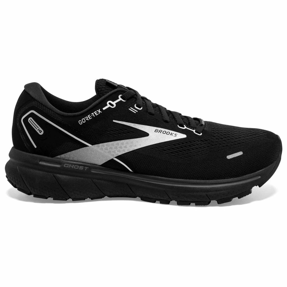 BROOKS Ghost 14 GTX Mens Waterproof Running Shoes Black/Black/Ebony 1 BROOKS Ghost 14 GTX Mens Waterproof Running Shoes Black/Black/Ebony
