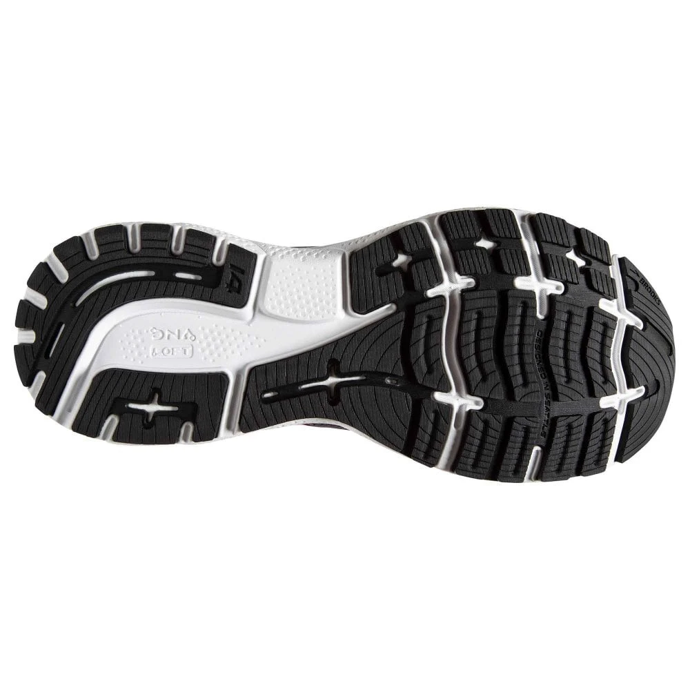 BROOKS Ghost 14 Womens Road Running Shoes Pearl/Black/Pink 3 BROOKS Ghost 14 Womens Road Running Shoes Pearl/Black/Pink - Image 3