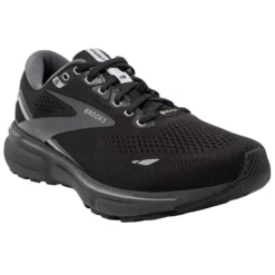 BROOKS Ghost 15 GTX Mens Waterproof Running Shoes Black/Blackened Pearl/Alloy