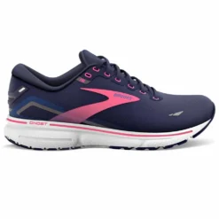 BROOKS Ghost 15 Womens Running Shoes Peacoat/Blue/Pink