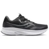 Saucony Guide 15 Wide Mens Support Running Shoes Black/White