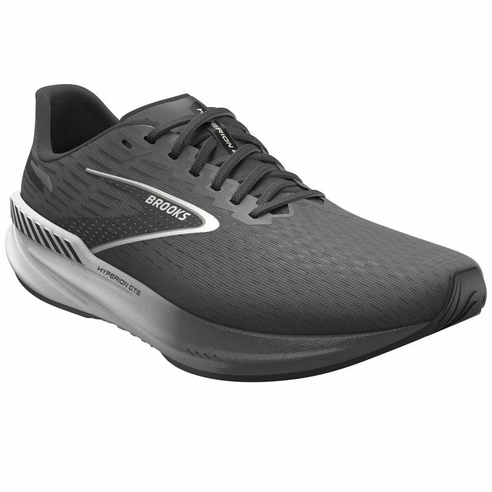 BROOKS Hyperion GTS Mens Running Shoes Gunmetal/Black/White 1 BROOKS Hyperion GTS Mens Running Shoes Gunmetal/Black/White