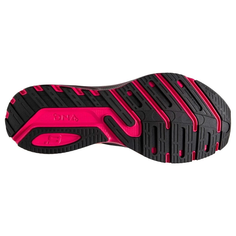 BROOKS Launch GTS 9 Mens Running Shoes Black/Pink/Yellow 3 BROOKS Launch GTS 9 Mens Running Shoes Black/Pink/Yellow - Image 3