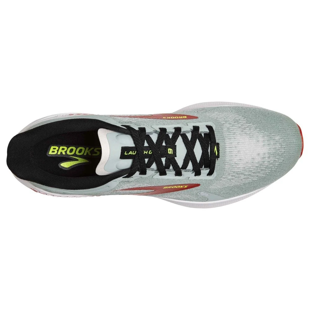 BROOKS Launch GTS 9 Mens Running Shoes Blue Surf/Black/Cherry Tomato 2 BROOKS Launch GTS 9 Mens Running Shoes Blue Surf/Black/Cherry Tomato - Image 2