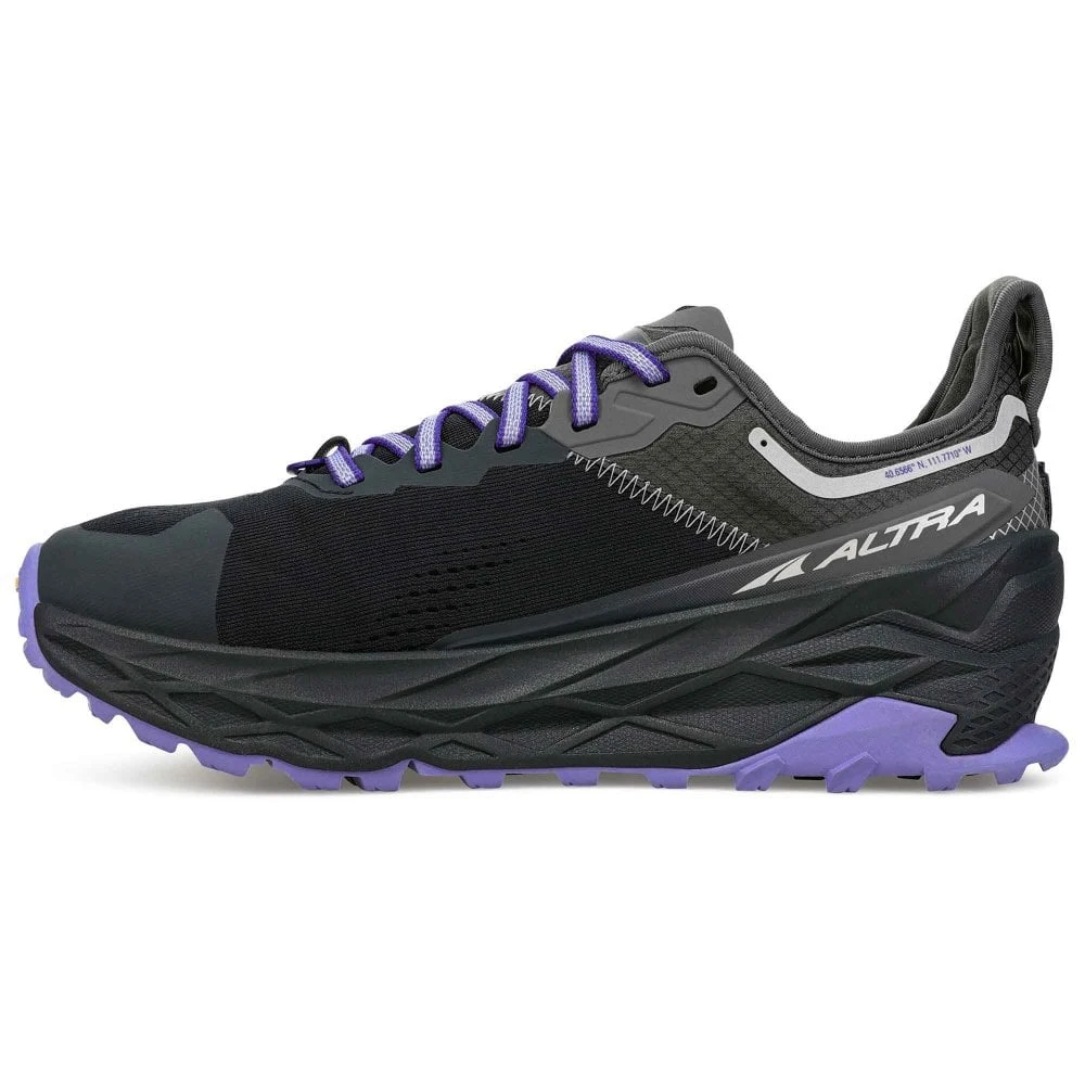 Altra Olympus 5 Womens Trail Running Shoes Black/Grey 4 Altra Olympus 5 Womens Trail Running Shoes Black/Grey - Image 4