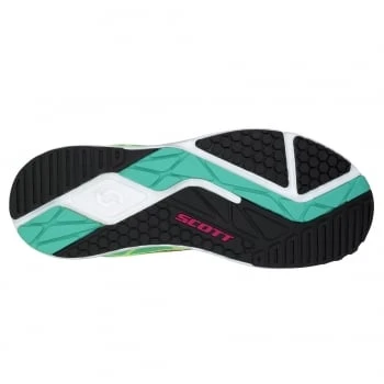 Scott Palani Trainer Womens Road Running Shoes Green/Pink 5 Scott Palani Trainer Womens Road Running Shoes Green/Pink - Image 5