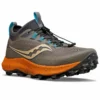 Saucony Peregrine 13 ST Mens Trail Running Shoes Umber/Basalt