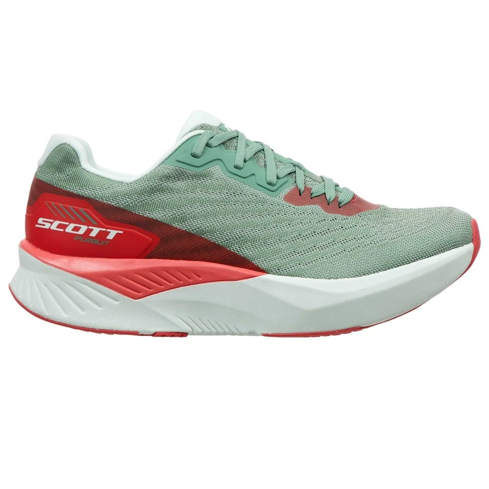 Scott Pursuit Womens Road Running Shoes Green/Coral Pink 1 Scott Pursuit Womens Road Running Shoes Green/Coral Pink