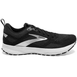 BROOKS Revel 5 Womens Road Running Shoes Black/Metallic White