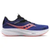 Saucony Ride 15 Womens Road Running Shoes Blue Raz/Zest