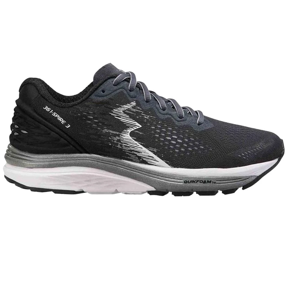 Spire 3 Wide Womens Running Shoes Ebony/Black 1 Spire 3 Wide Womens Running Shoes Ebony/Black