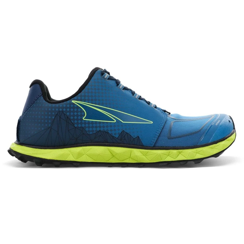 Altra Superior 4.5 Mens Trail Running Shoes Blue/Lime 1 Altra Superior 4.5 Mens Trail Running Shoes Blue/Lime
