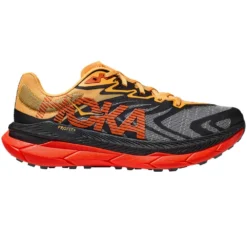 Hoka Tecton X 2 Mens Trail Running Shoes Black/Flame