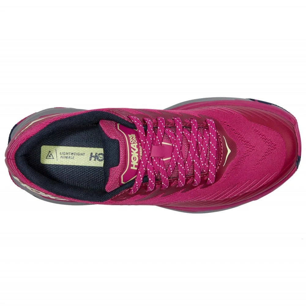 Hoka Torrent 2 Womens Trail Running Shoes Festival Fuchsia/Ibis Rose 3 Hoka Torrent 2 Womens Trail Running Shoes Festival Fuchsia/Ibis Rose - Image 3