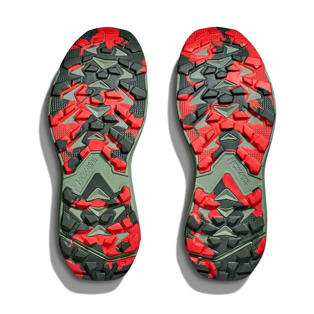 Hoka Torrent 3 Mens Trail Running Shoes Thyme/Fiesta 3 Hoka Torrent 3 Mens Trail Running Shoes Thyme/Fiesta - Image 3